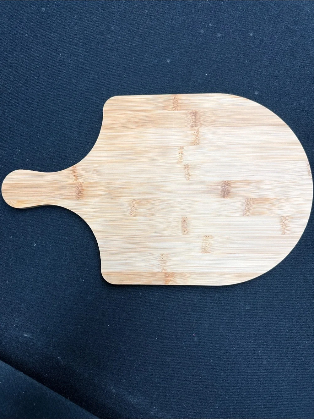 Bamboo Paddle Cutting Board - Natural Light Wood